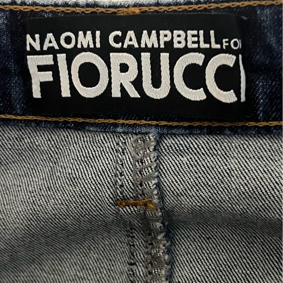 Naomi Campbell for Fiorucci. Size 42 Denim pencil skirt midi NWT's - Picture 2 of 9